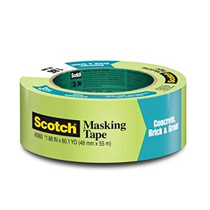 Scotch Masking Tape for Hard-to-Stick Surfaces, .75-Inch by 60-Yard