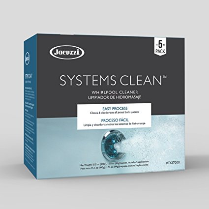 Jacuzzi T627000 Systems Clean, 5-Pack