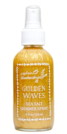 Captain Blankenship - Organic Golden Waves Sea Salt Shimmer Spray (4 oz)