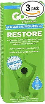 Good Clean Love Restore Vaginal Hydrating Gel - 2 oz, Pack of 3