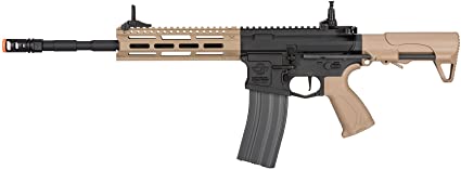 G&G CM16 Raider L 2.0E 6mm AEG Airsoft Rifle w/MOSFET - Black/Tan