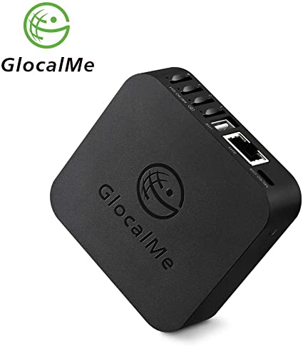 Glocalme SIMBOX 4G Multi-SIM Solution Multiple Cards Standby Online Shareable Portable Sim-Card Free Roaming Fee Adapter, Experto en gestión de SIM múltiple-Black