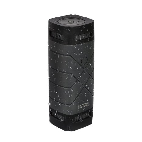 Outdoor Speakers, EARSON ER-163 Clover Water-Resistant Bluetooth 4.0 Speaker Portable Wireless Subwoofer Bass Stereo Music Loudspeakers with 8 Hours of Playtime