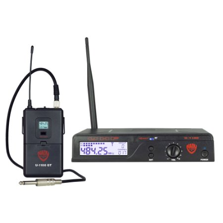 Nady U-1100 GT 100-Channel UHF Wireless InstrumentGuitar System
