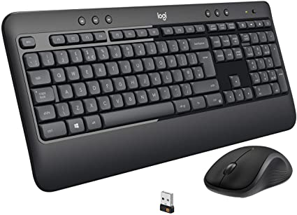 Logitech MK540 Wireless Keyboard and Mouse Combo, QWERTY Italian Layout