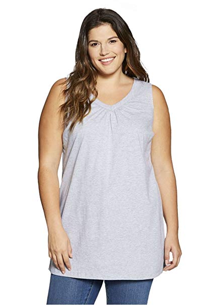 Women's Plus Size Sleeveless Perfect Tunic