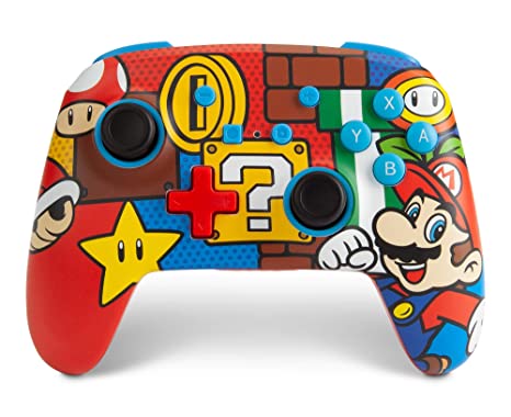 PowerA Enhanced Wireless Controller for Nintendo Switch - Mario Pop