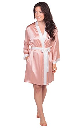 Women's Silk Chemise & Robe Set - Classic Gift by TexereSilk (Silk Silhouette)
