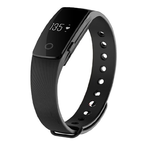 Zomtop ID107 Bluetooth 4.0 Smart Bracelet smart band Heart Rate Monitor Wristband Fitness Tracker for Android iOS Smartphone