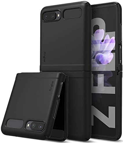 Ringke Poly carbonate Slim Designed for Galaxy Z Flip Case Back Cover (2020) - Black