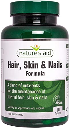 Natures Aid Hair Skin & Nails 90 Tablets