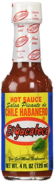 El Yucateco Red Salsa Picante de Chile Habanero Hot Sauce - 4 oz