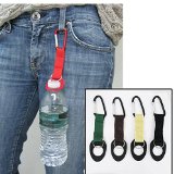 Carabiner Water Bottle Holder Clip Camping Hiking Outdoor Travel Buckle Aluminum