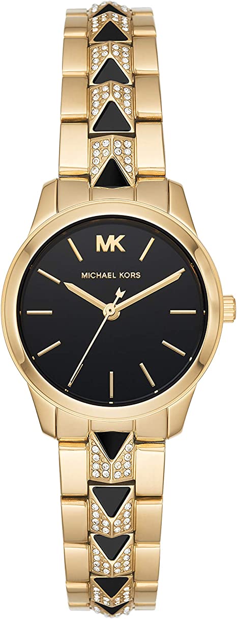 Michael Kors Runway Mercer Three-Hand Stainless Steel Watch