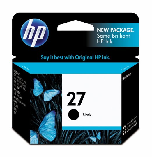 HP 27 Black Original Ink Cartridge (C8727AN)