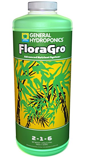 General Hydroponics FloraGro, 1 Quart