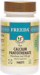 Freeda Calcium Pantothenate 200 Mg 100 Tablets