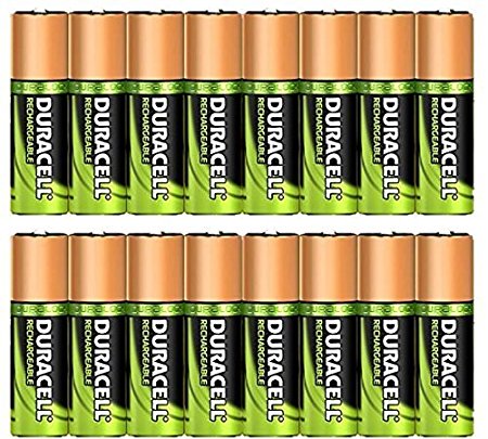 Duracell Rechargeable Ni-MH AAA 1000mAh Batteries 16 Pack -Bulk packaging-