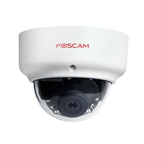 Foscam FI9961EP Vandal-proof Outdoor 2.0 Megapixel FHD Security IP Camera with IP66 Waterproof design, WDR 2.0, IR Range up to 66 ft, One-click Firmware Upgrade, Motion Detection and Alert Push