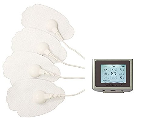TS8 (green) 8 Modes HealthmateForever TENS unit | Muscle Soreness & Pain Relief| Touchscreen | Mini | Lifetime Warranty |