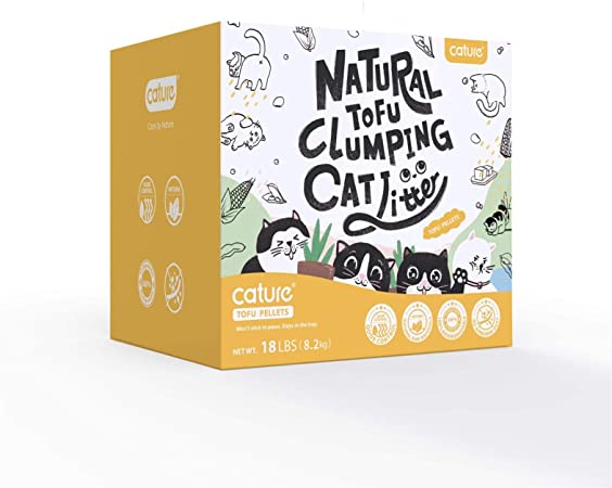 Cature Milk Tea Cat Tofu Litter 3 Individual Vacuumed Bags Total 18 LB Value Package