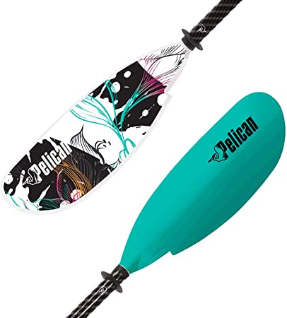 Symbiosa Kayak Paddle | Adjustable Fiberglass Shaft with Nylon Blades | Lightweight, | Perfect for Kayaking