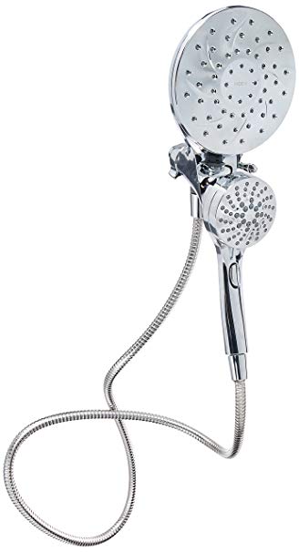 Moen 26009 Engage Magnetix 2.5 GPM Handheld/Rain Shower Head 2-in-1 Combo Featuring Magnetic Holder Technology - Chrome