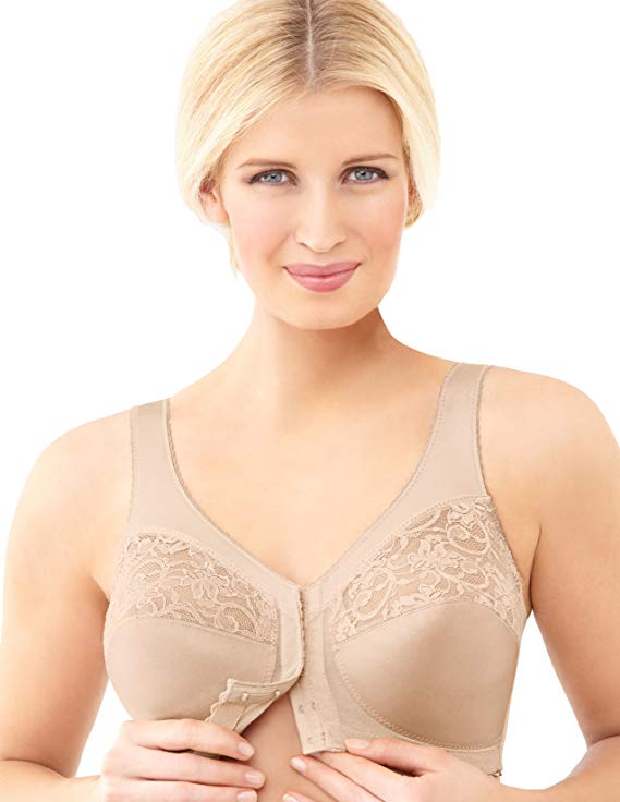 Glamorise Women's Full Figure MagicLift Front Close Support Bra #1200