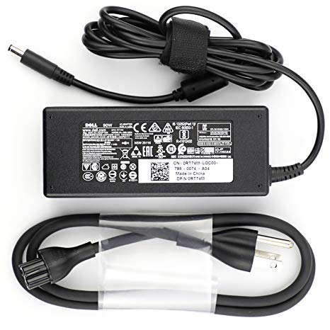 New Original Dell 90W Replacement AC Adapter for Dell XPS 13 (L321X) / (L322x), 13 (9343), XPS 12 (9Q23) / (9Q33), 11 (9P33), 100% Compatible with P/N: RT74M, 0RT74M, VRJN1, LA90PM111, PA-1900-32D5