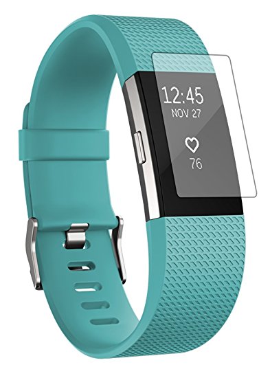 FitBit Charge 2 Screen Protector [6-Pack] Premium HD Clear Film