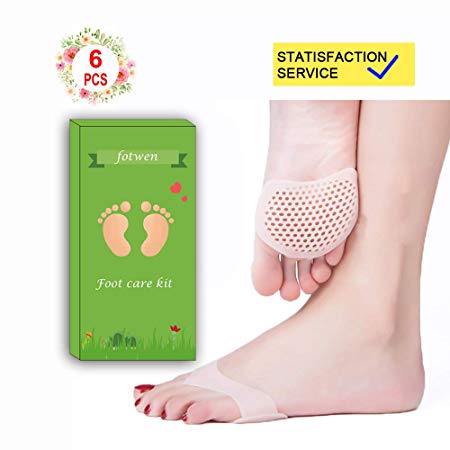 Metatarsal Pads for Women Ball of Foot Cushions - Soft Gel Ball of Foot Pads- Mortons Neuroma Callus Metatarsal Foot Pain Relief Bunion Forefoot Cushioning Rel