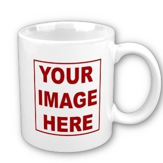 Personalized White Custom Mug 12 oz Ceramic Coffee Mug Cups - Custom Name, Picture, Message or Text, Custom Mug