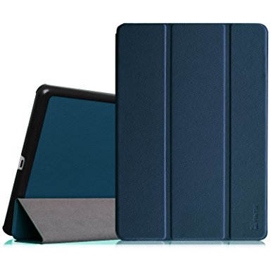 iPad Mini 3 / 2 / 1 Case - Fintie Ultra Slim Lightweight Smart-shell Stand Cover with Premium Leather Back Protector for Apple iPad Mini 1 / Mini 2 / Mini 3 (Auto Wake / Sleep), Navy