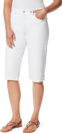 Gloria Vanderbilt Women's Kaia Side Button Skimmer Short