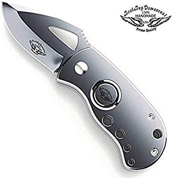 Small pocket knife Fat Boy - Compact EDC & Built Like A Tank, Razor Sharp pocket knifes Deep Pocket Carry with Button Lock Release good for hunting fishing outdoors & Sport pocket knives