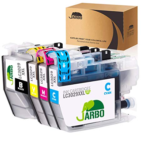 JARBO 1 Set Compatible Ink Cartridge Replacement for Brother LC3029XXL, Compatible with Brother MFC-J5830DW MFC-J6535DW MFC-J5930DW MFC-J6935DW MFC-J5830DWXL MFC-J6535DWXL Printer (1B, 1C, 1M, 1Y)