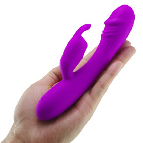 Bombex Luxury G-Spot Rabbit Vibrator,30 Function of Multi-Speed Vibration,Waterproof Personal Wand Massager w/ Rechargeable Battery,US Seller