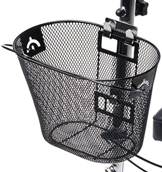 Knee Walker Basket Accessory - Replacement Part with Quick Release and Convenient Handle - INCLUDES ATTACHMENT BRACKET - Compatible with Most Knee Scooters