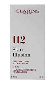 Clarins Skin Illusion Natural Hydrating Foundation Spf15 112 Amber 30ml