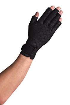 Thermoskin Premium Arthritic Gloves Pair, Black, Medium