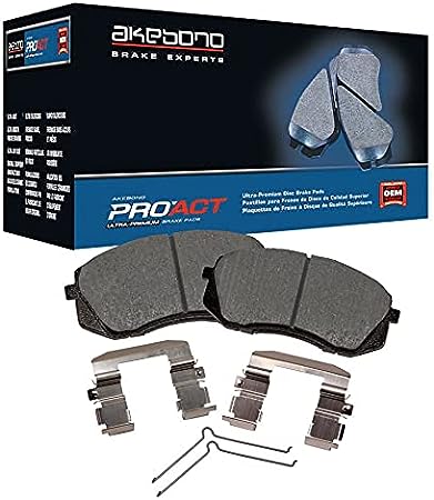 Akebono ACT2036 Proact Ultra Premium Ceramic Disc Brake Pad kit, grey