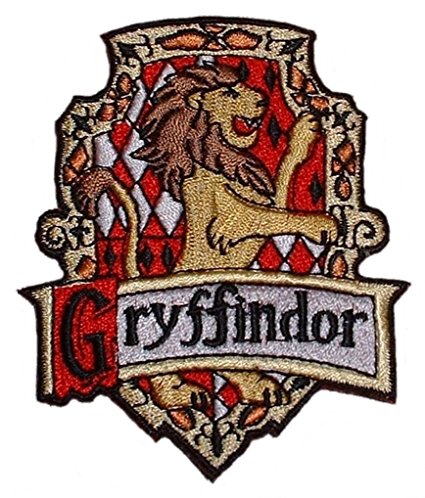 Harry Potter Gryffindor Crest 2 1/2" Wide Embroidered Patch