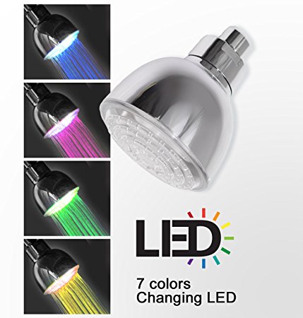 Coby LED Color Changing Fixed Showerhead