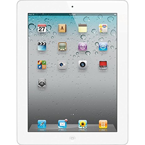 Apple iPad 2 MC981LL/A Tablet (64GB, Wifi, White) 2nd Generation (Certified Refurbished)