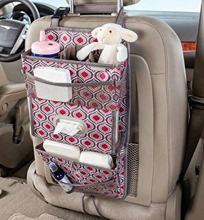 High Road TissuePockets Car Seat Back Organizer and Tissue Holder - Sahara