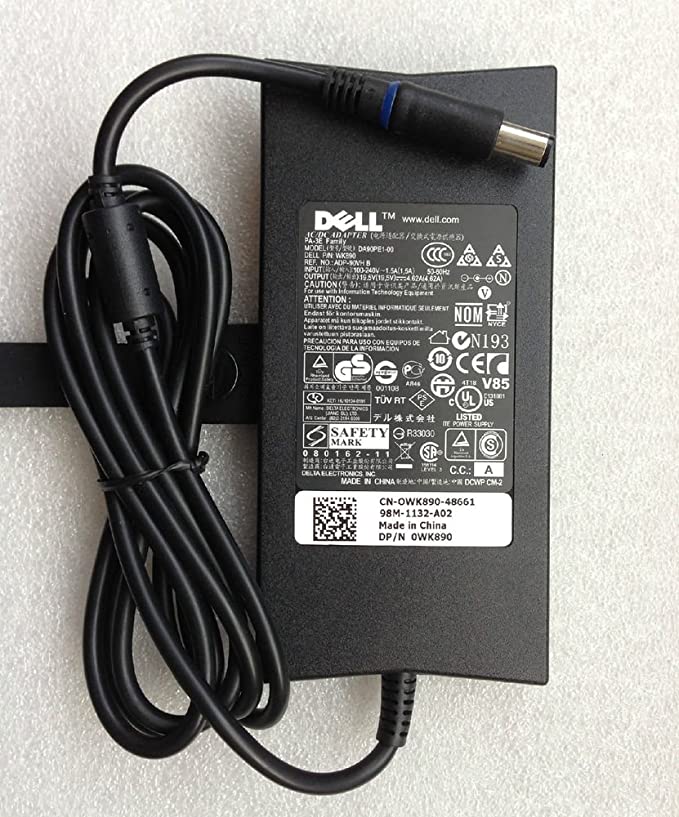 Dell 90W Laptop Adapter [PA-3E] Dell 90W Slim Design Charger Replacement AC Power Adapter for Dell compatible Models