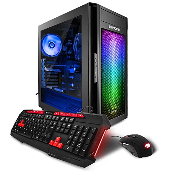 iBUYPOWER Gaming Desktop PC AM6022RAX AMD FX-6300 3.5GHz, NVIDIA GT 1030 2GB, 16GB DDR3 RAM, 2TB 7200RPM HDD, DVDRW, Win 10