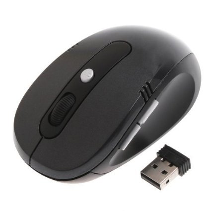 New RF 24GHz Portable Optical Wireless Mouse USB Receiver for PC