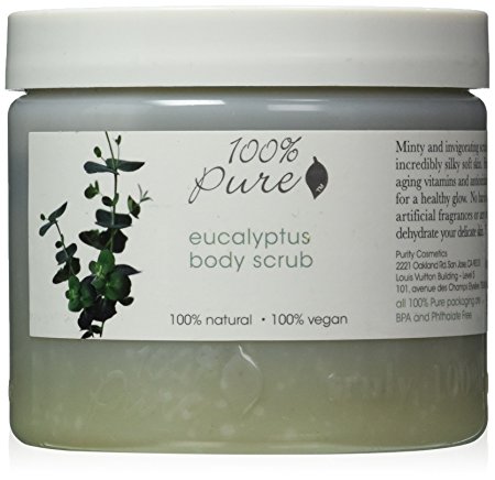 100% Pure: All Natural and Organic, Body Scrub - Eucalyptus, 16 oz