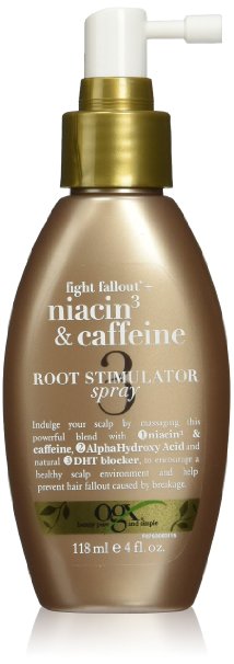 Organix Fight Fallout Plus Root Stimulator Spray Niacin and Caffeine 4 Fluid Ounce